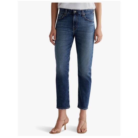 AG-ED AG Jeans Ex-Boyfriend Slouchy Slim Denim Sz 26R 26 Adriano Goldschmied - Picture 1 of 7